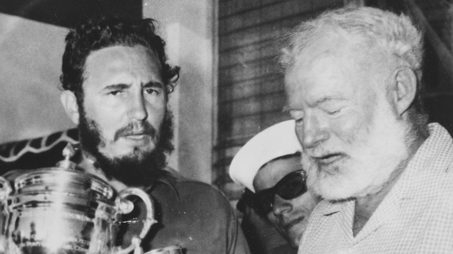 Fidel Castro ed Ernest Hemingway (Ansa/Ap)