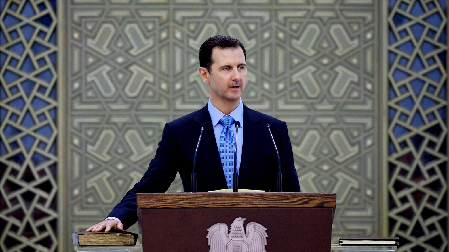 Il presidente siriano Bashar al Assad (AP PHOTO / SANA)