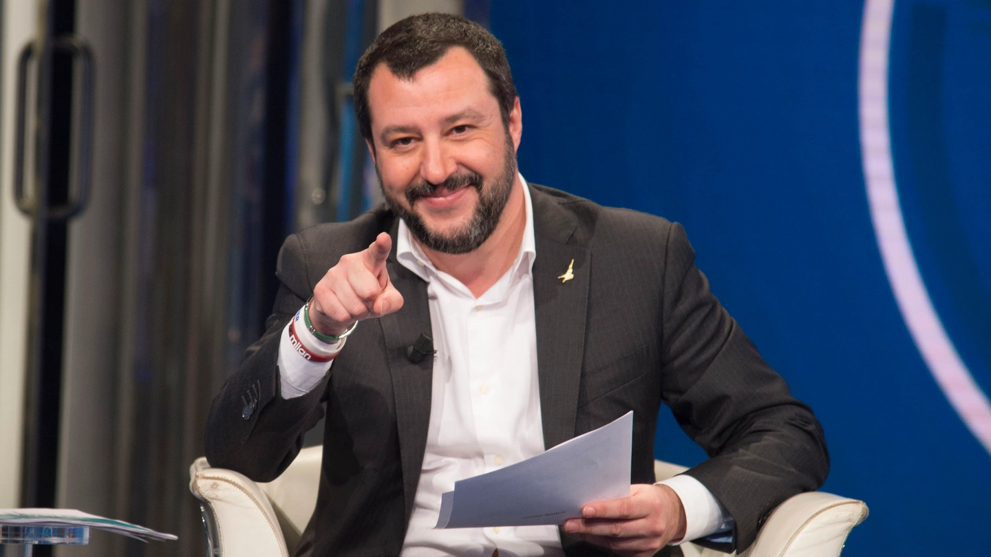 Il leader leghista Matteo Salvini (Imagoeconomica)