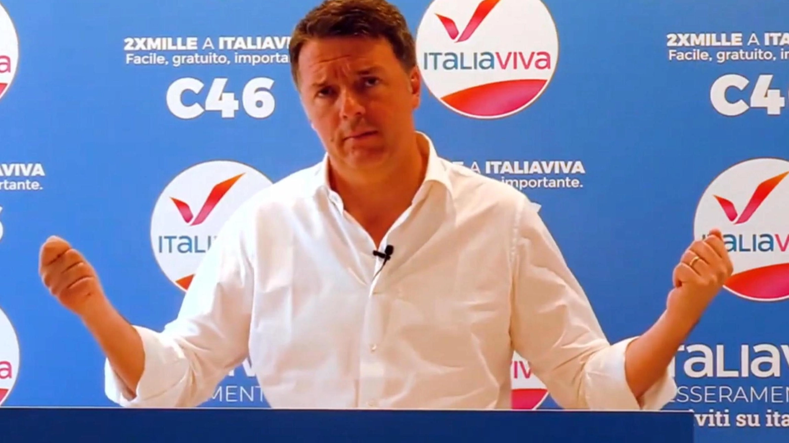 Il leader di Italia Viva, Matteo Renzi, 46 anni