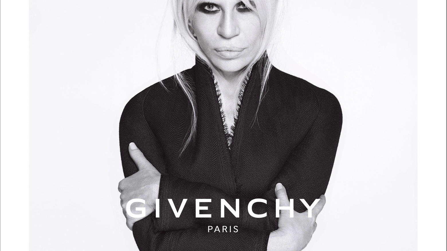 Donatella Versace musa per Givenchy