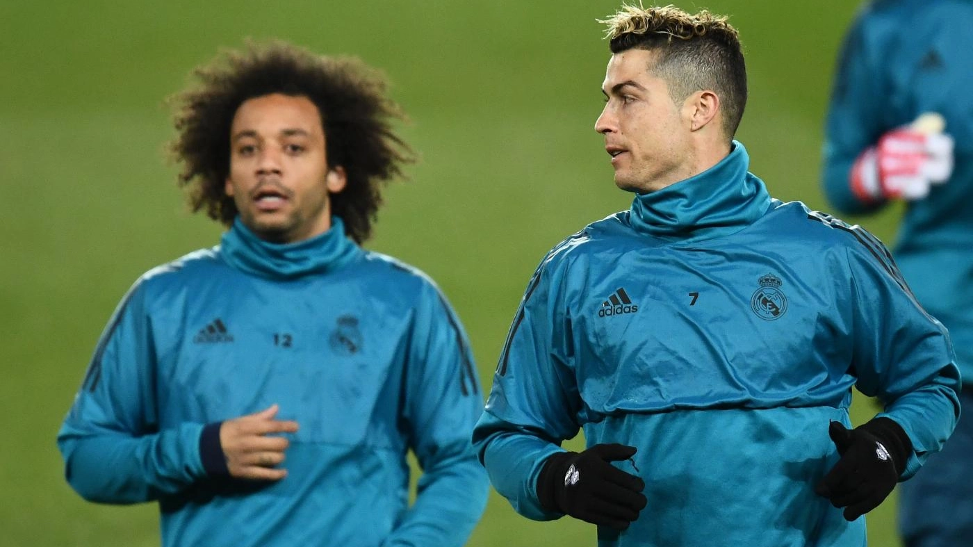 Marcelo e Cristiano Ronaldo