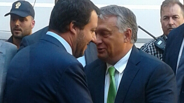 Matteo Salvini incontra Viktor Orban (Omnimilano)