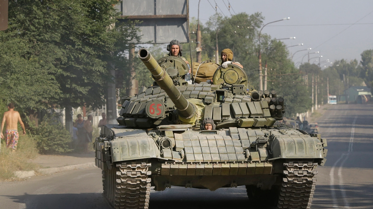 Un tank russo (Ap/Lapresse)