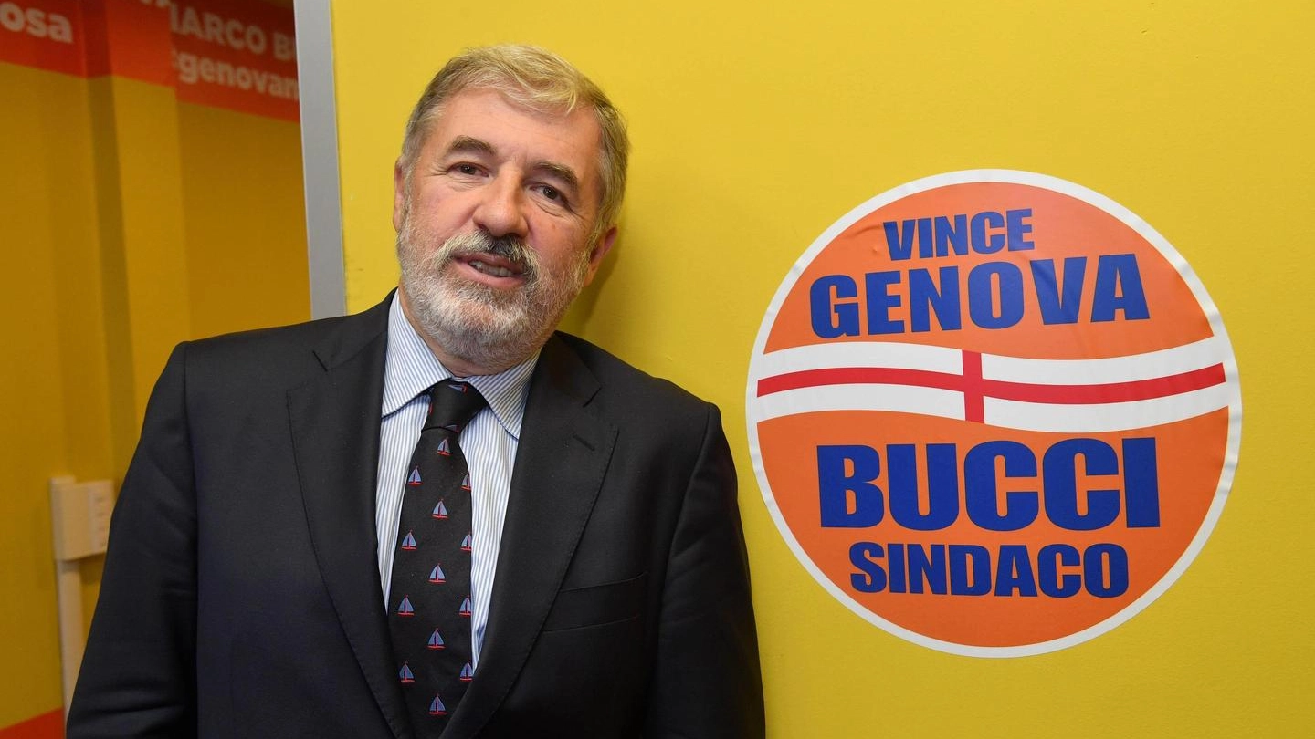 Marco Bucci candidato per il centrodestra a Genova (Ansa)