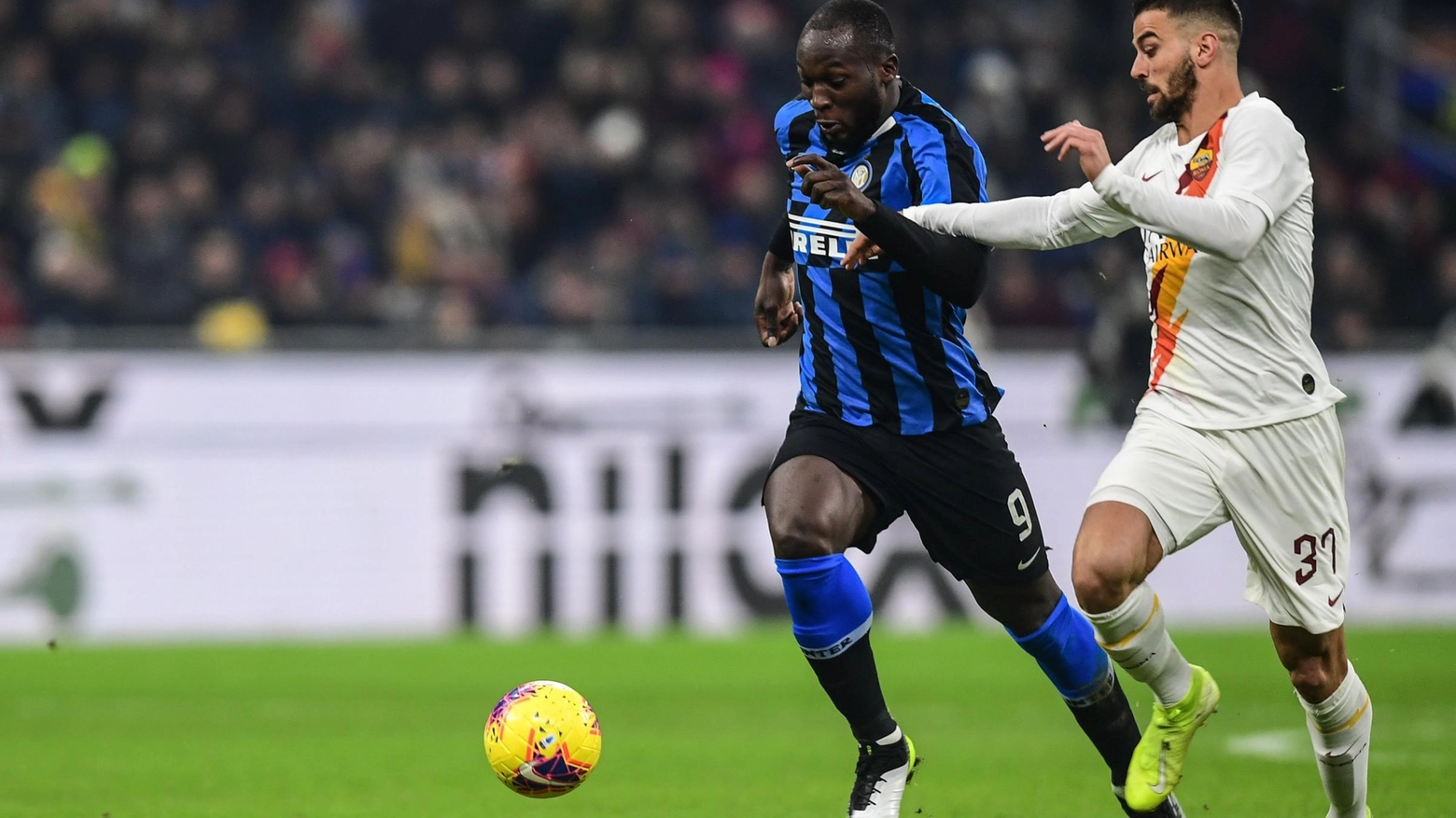 Romelu Lukaku guiderà l'attacco dell'Inter contro la Fiorentina