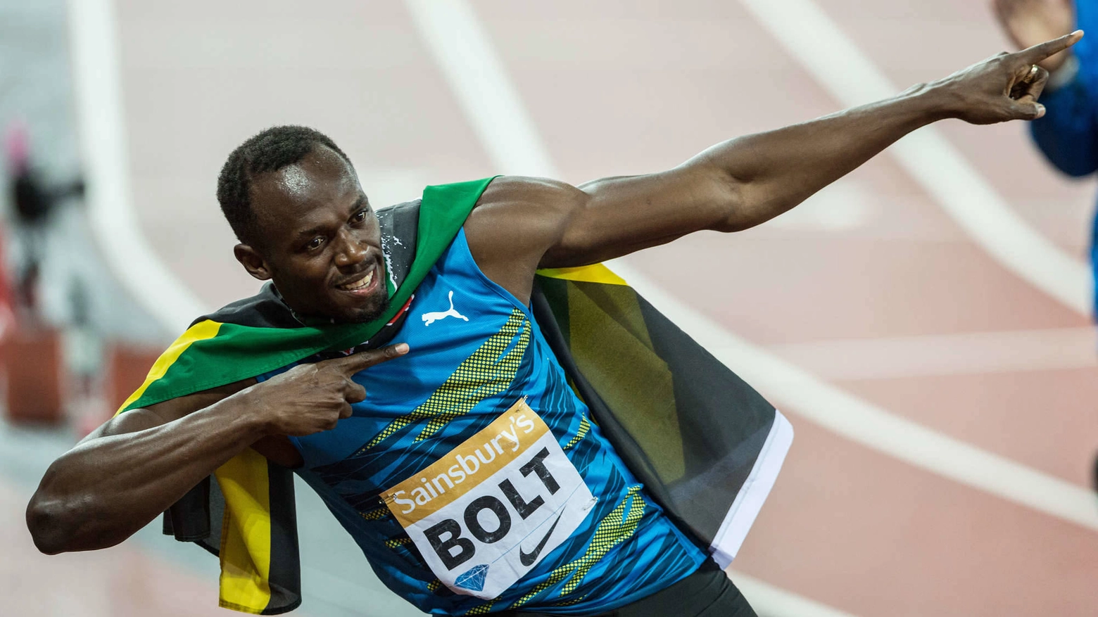 Usain Bolt a Londra (Olycom)