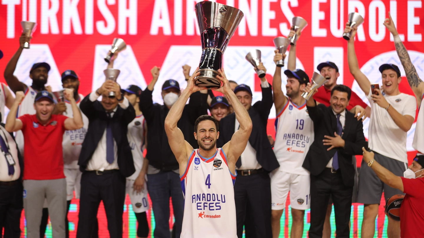 L'Efes campione d'Europa per la prima volta (Ansa)