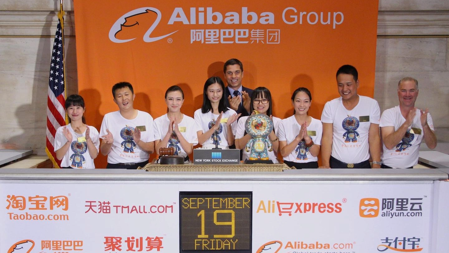 Alibaba sbarca a Wall Street (Ansa)