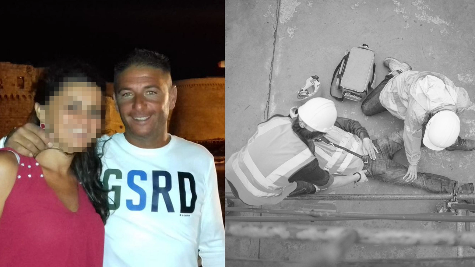 Giuseppe Lisbino, il 44 vittima di un incidente mortale sul lavoro ad Arzano (Napoli)