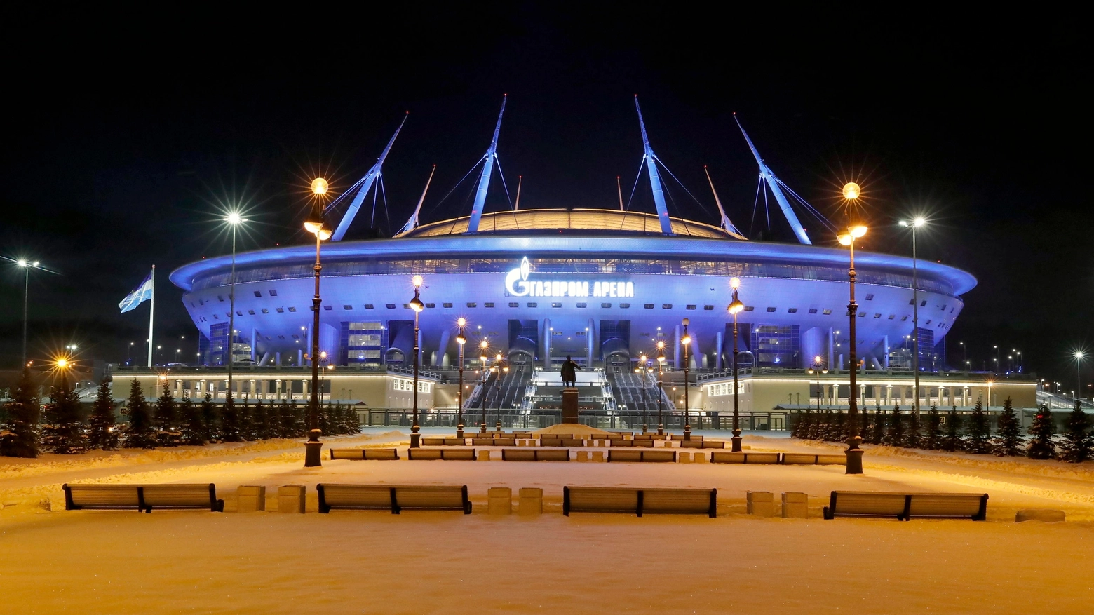 La Saint-Petersburg Arena (Ansa)