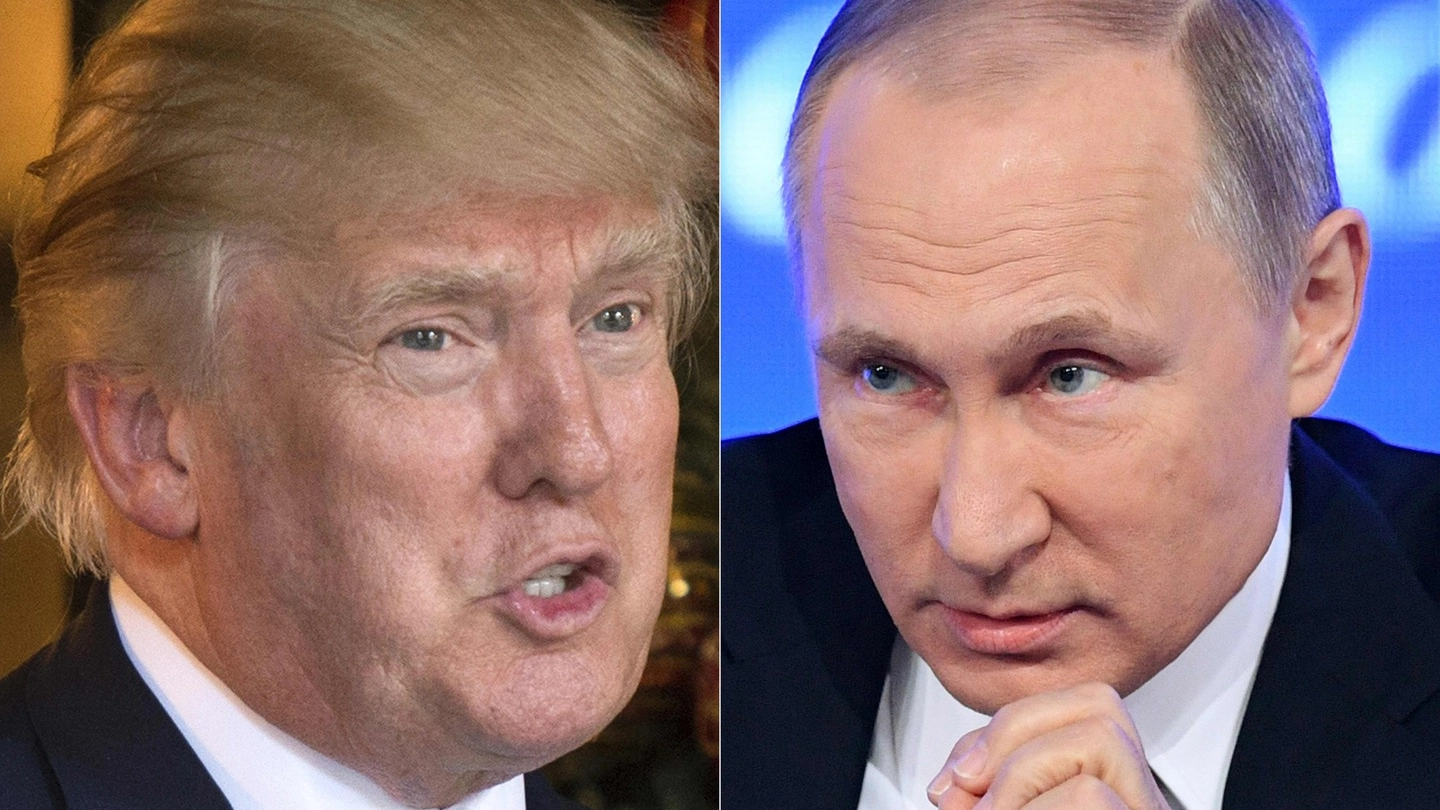 Donald Trump e Vladimir Putin (Afp)