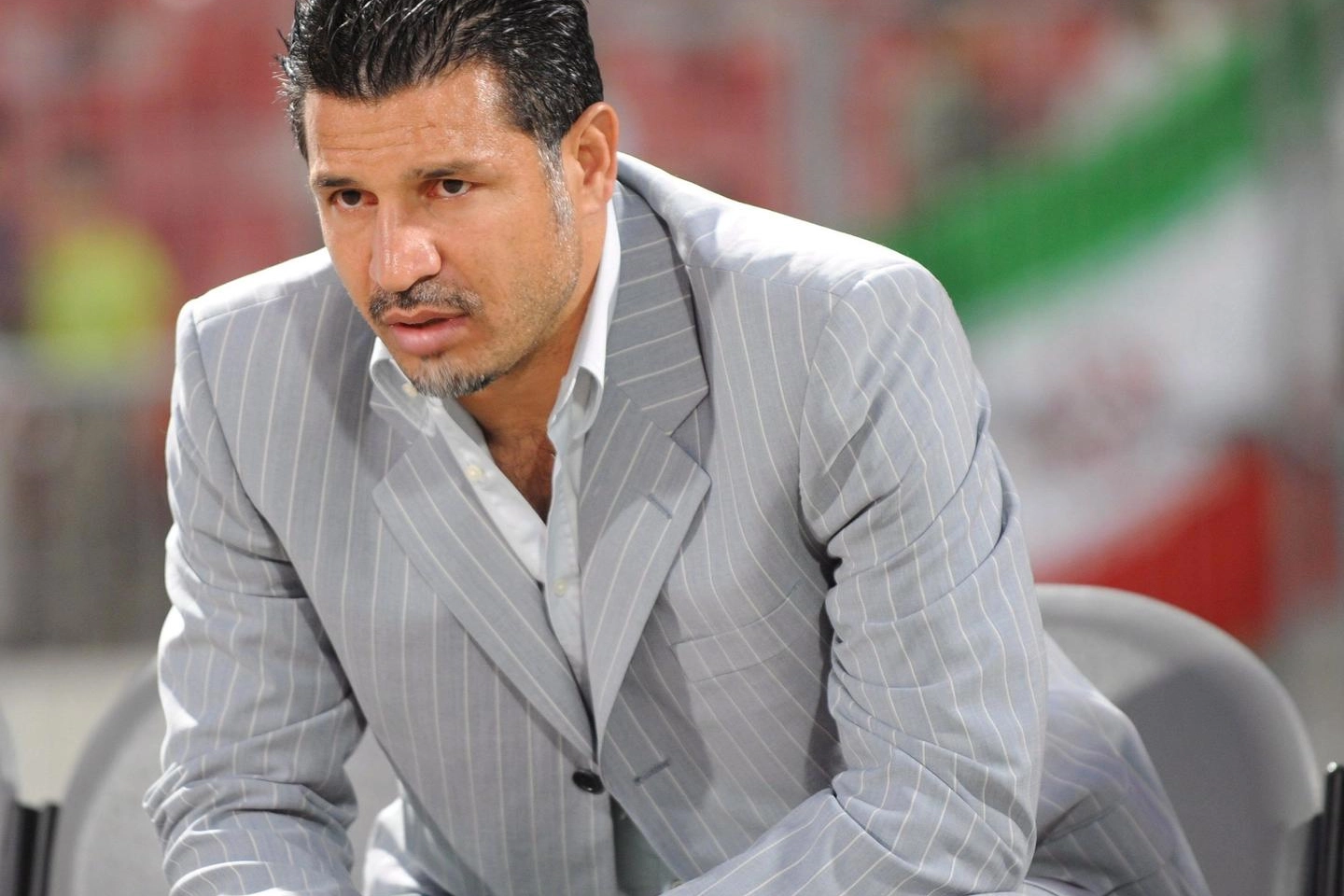 Ali Daei, ex calciatore e allenatore della Nazione iraniana (Ansa)