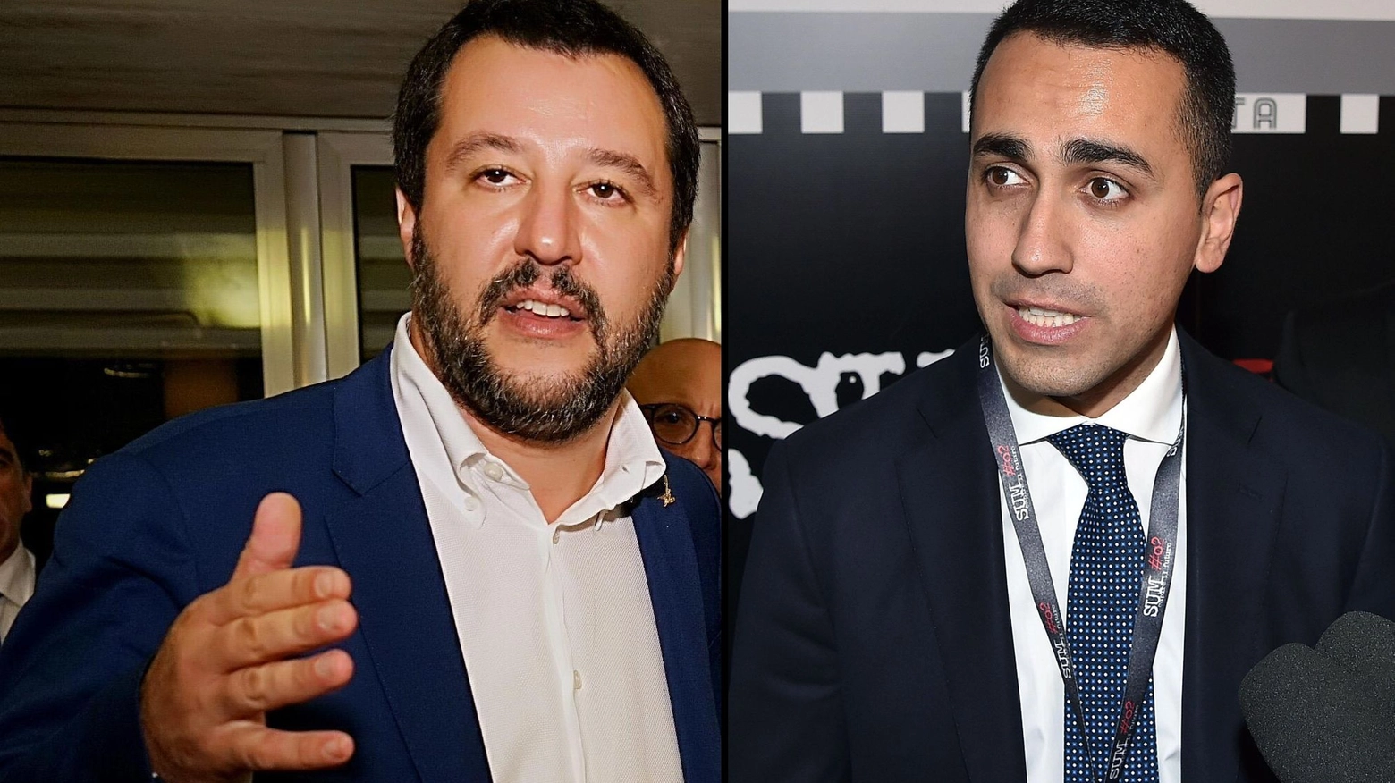 Combo: Matteo Salvini e Luigi Di Maio (Ansa)