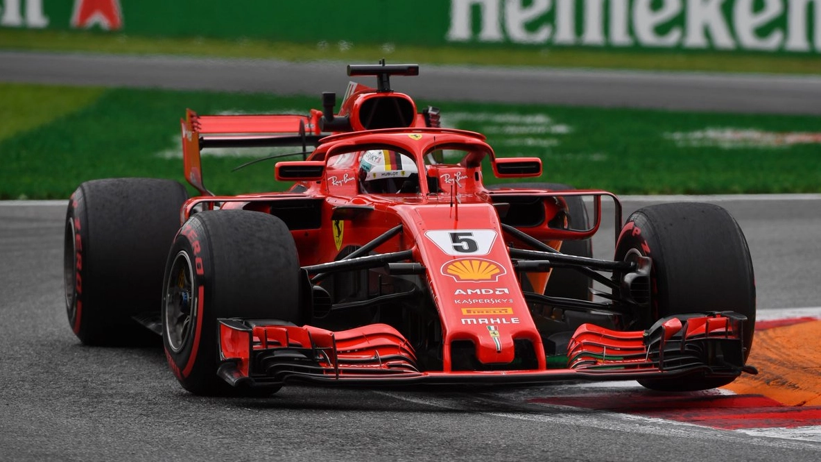 Sebastian Vettel, autore del miglior tempo nelle FP2 