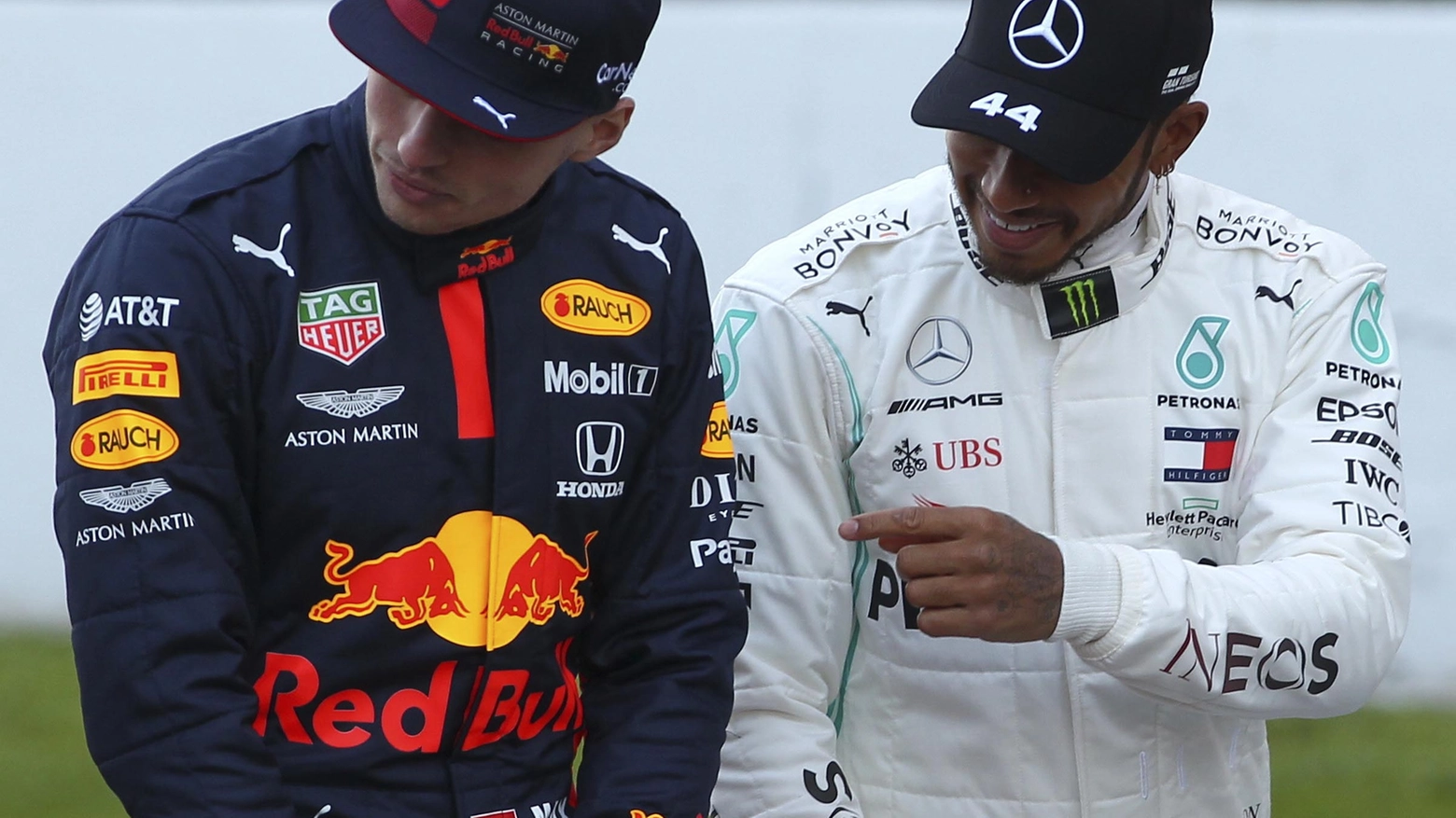 Hamilton e Verstappen a Barcellona (Alive)
