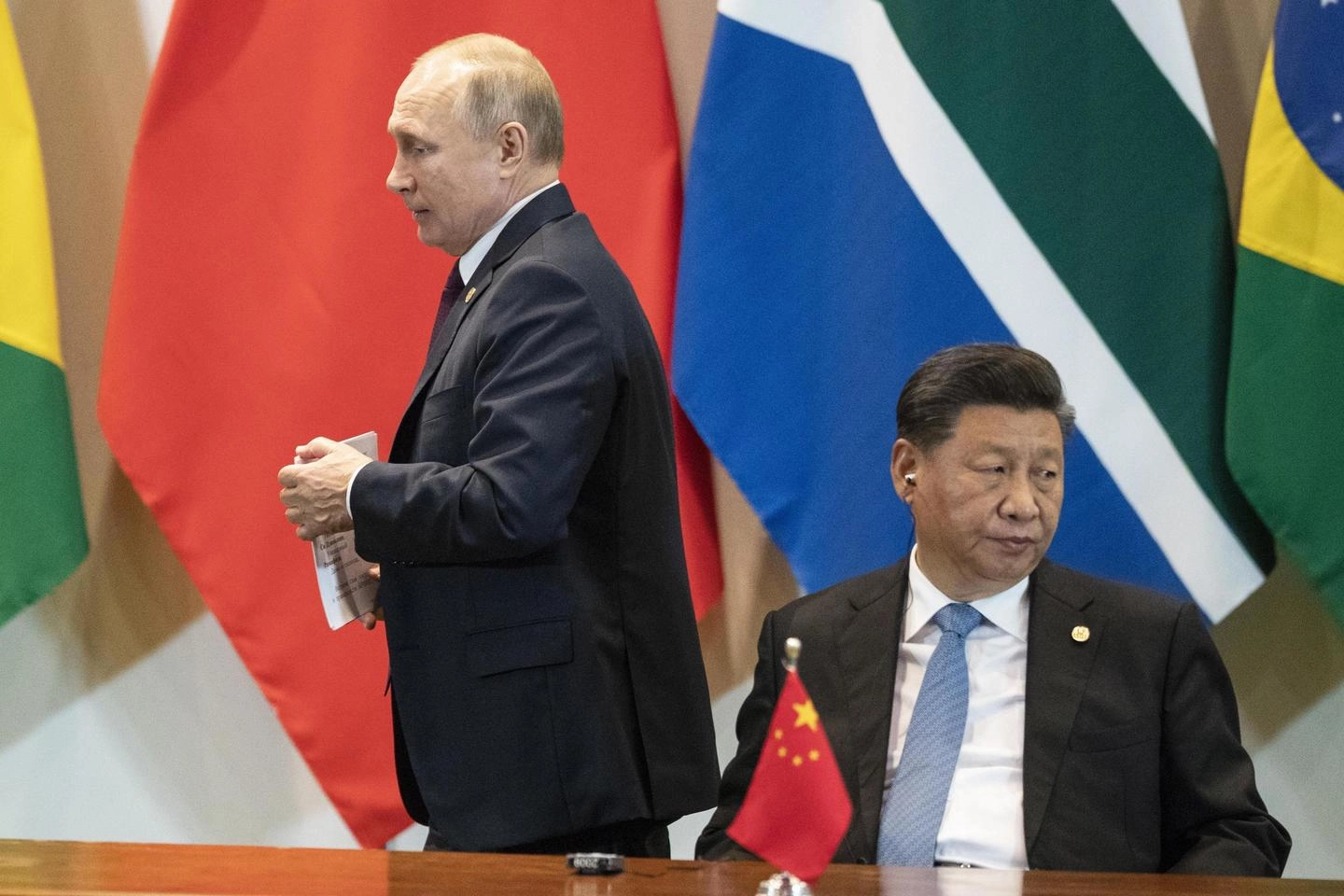 Vladimir Putin e Xi Jinping a Samarcanda (Ansa)