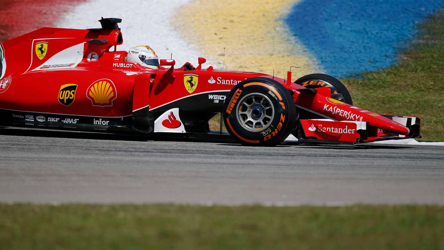 La Ferrari di Vettel (Olycom)