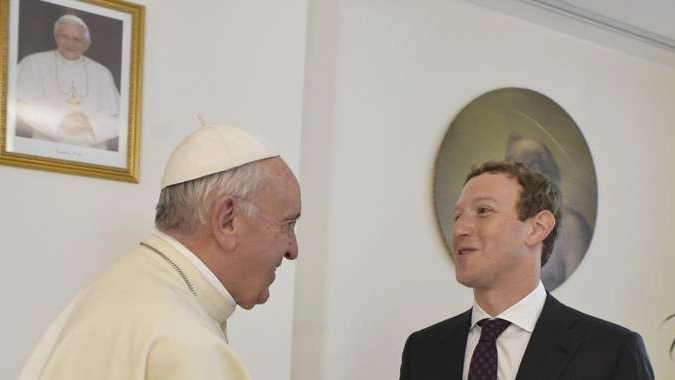 Papa Francesco riceve Mark Zuckerberg