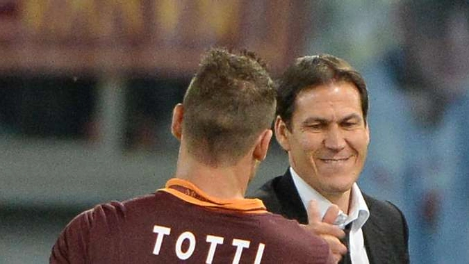 Totti: Garcia, non c'è fine, sei eterno