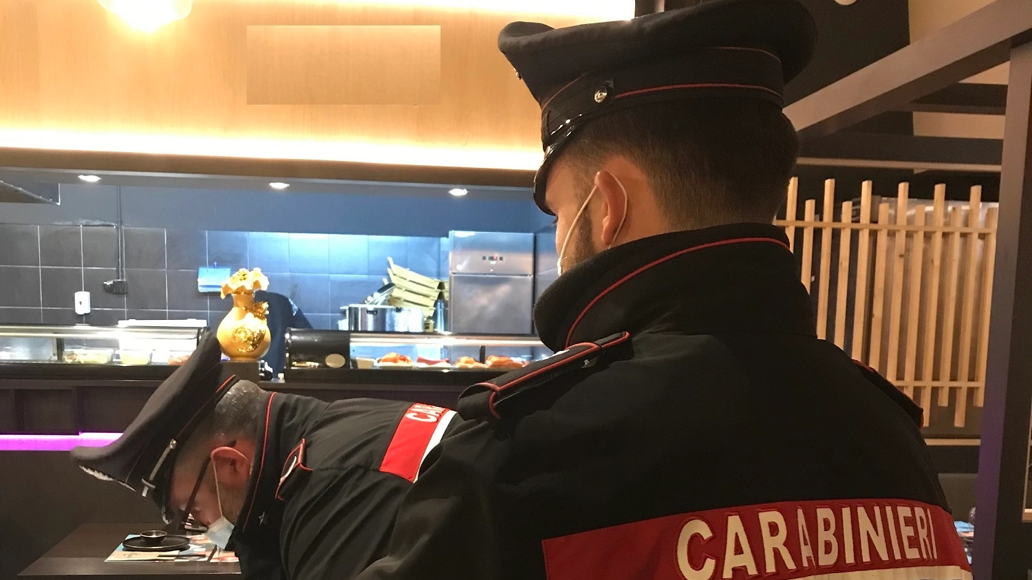Il controllo effettuato dai carabinieri dei Nas in centro a Roma