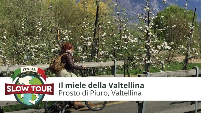 Syusy in bicicletta in Valtellina