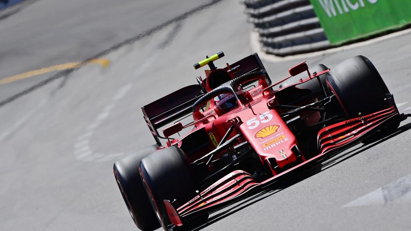 Ferrari, Carlos Sainz a Monaco (Ansa)