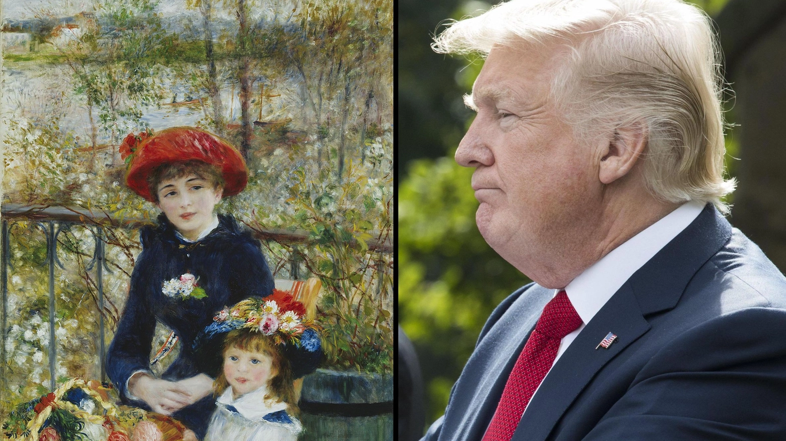 'Le due sorelle' di Renoir. Il quadro di Trump è un falso