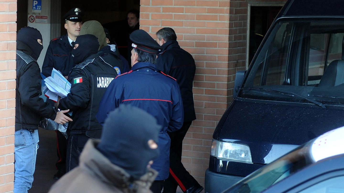 Gli arresti del Ros (foto Crocchioni)