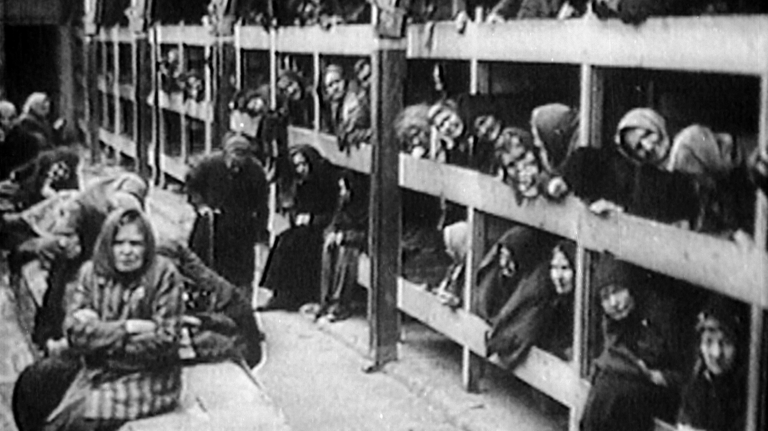 Una immagine di una baracca di un campo di concentramento (Ansa)