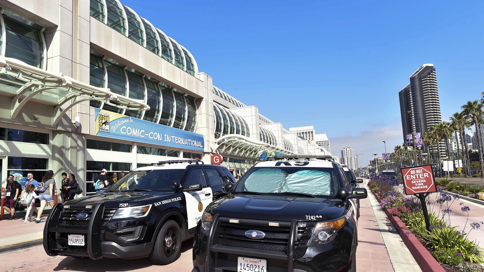Polizia di San Diego (Lapresse)