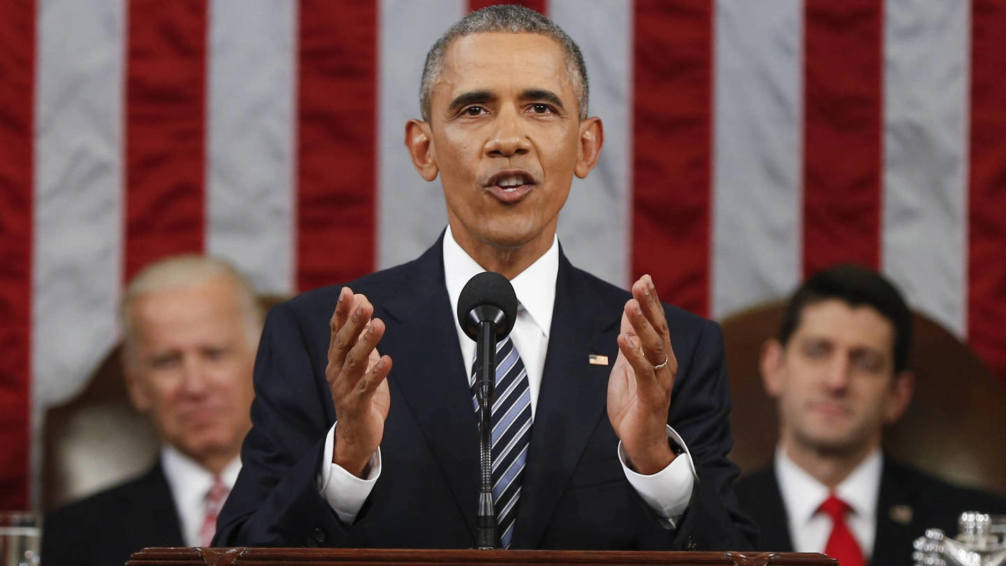 Il presidente Usa Barack Obama (Olycom)