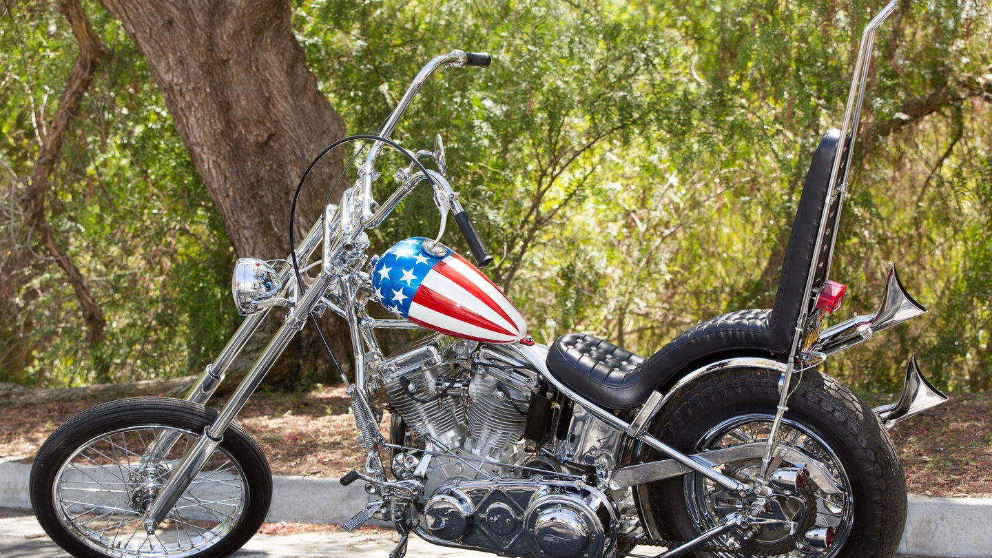 La motocicletta Harley-Davidson del film 'Easy Rider' (Ap)