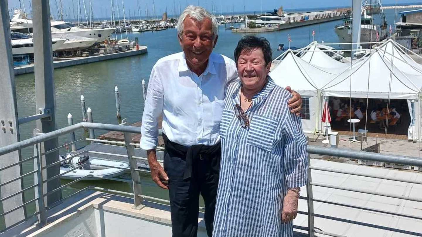 Rudy Neumann e Franca Serra si incontrano a Rimini 55 anni dopo la fondazione del Libero Stato dell’Isola delle Rose