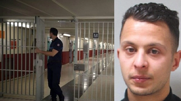 Salah è detenuto nel carcere di Fleury-Merogis (Afp/Ansa)