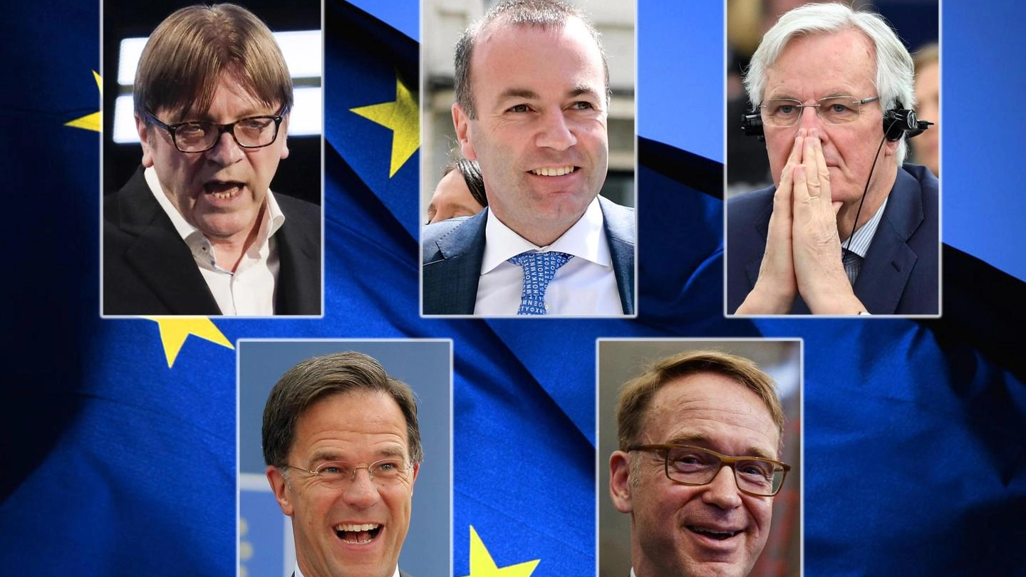 Stallo sulle nomine Ue. Guy Verhofstadt, Manfred Weber, Michel Barnier