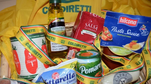 Prodotti alimentari 'Made in Italy' contraffatti