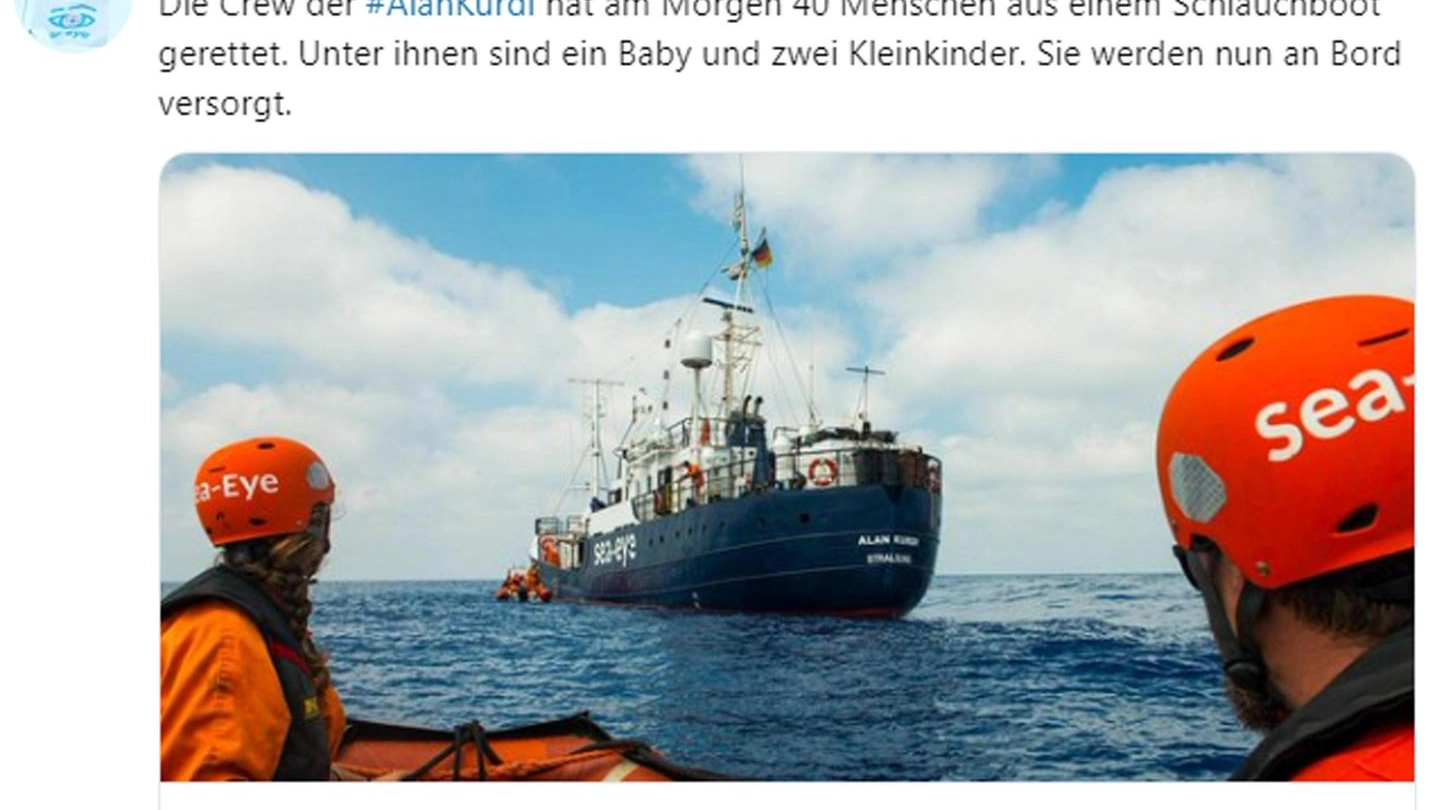 Alan Kurdi, nuovo salvataggio in mare (Ansa)