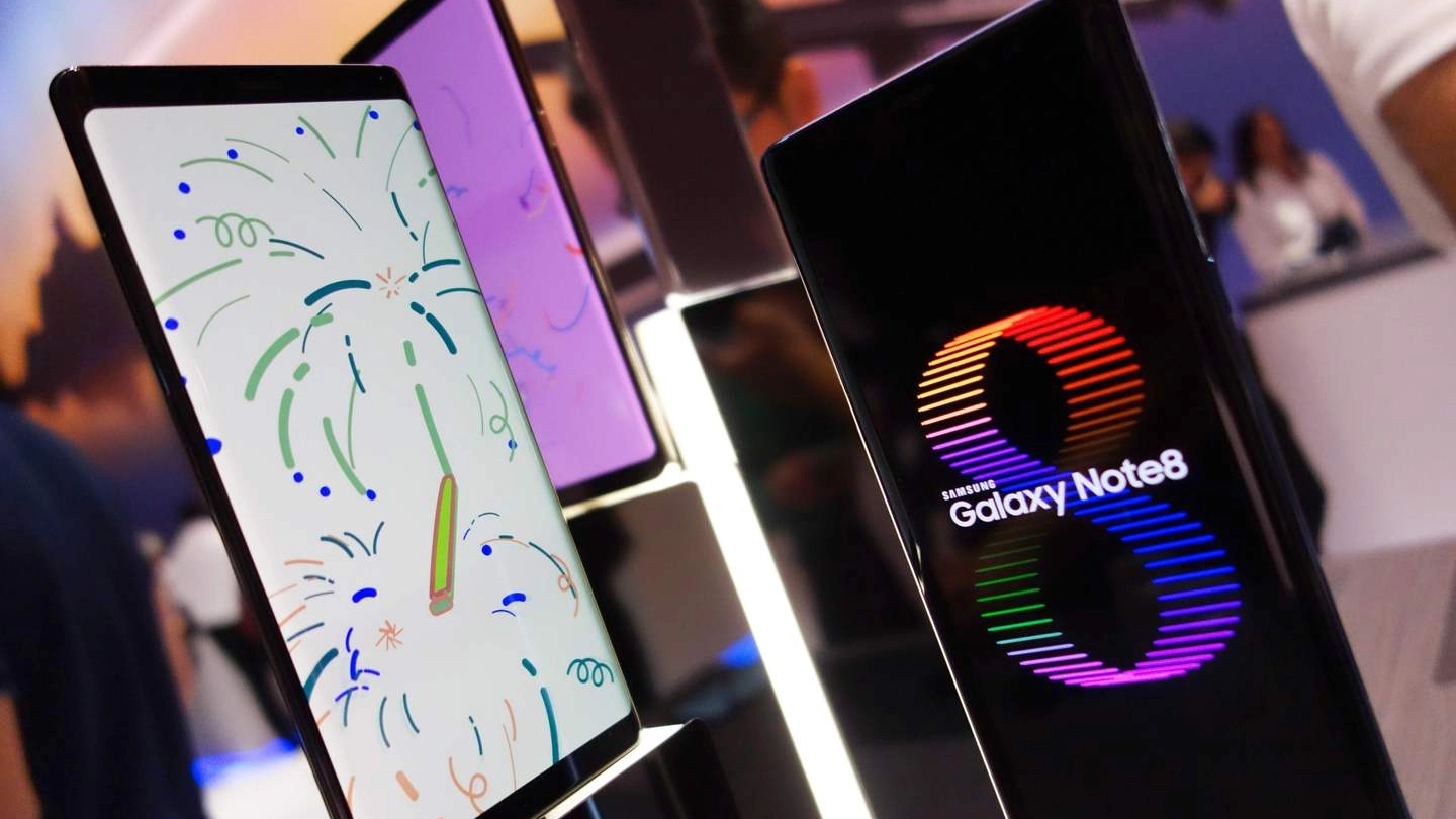Samsung, il nuovo modello del Galaxy Note (Afp)