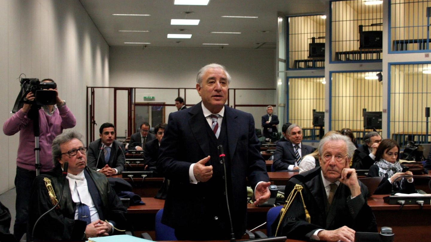 L'ex senatore Marcello Dell'Utri in aula nel 2013 (Ansa)