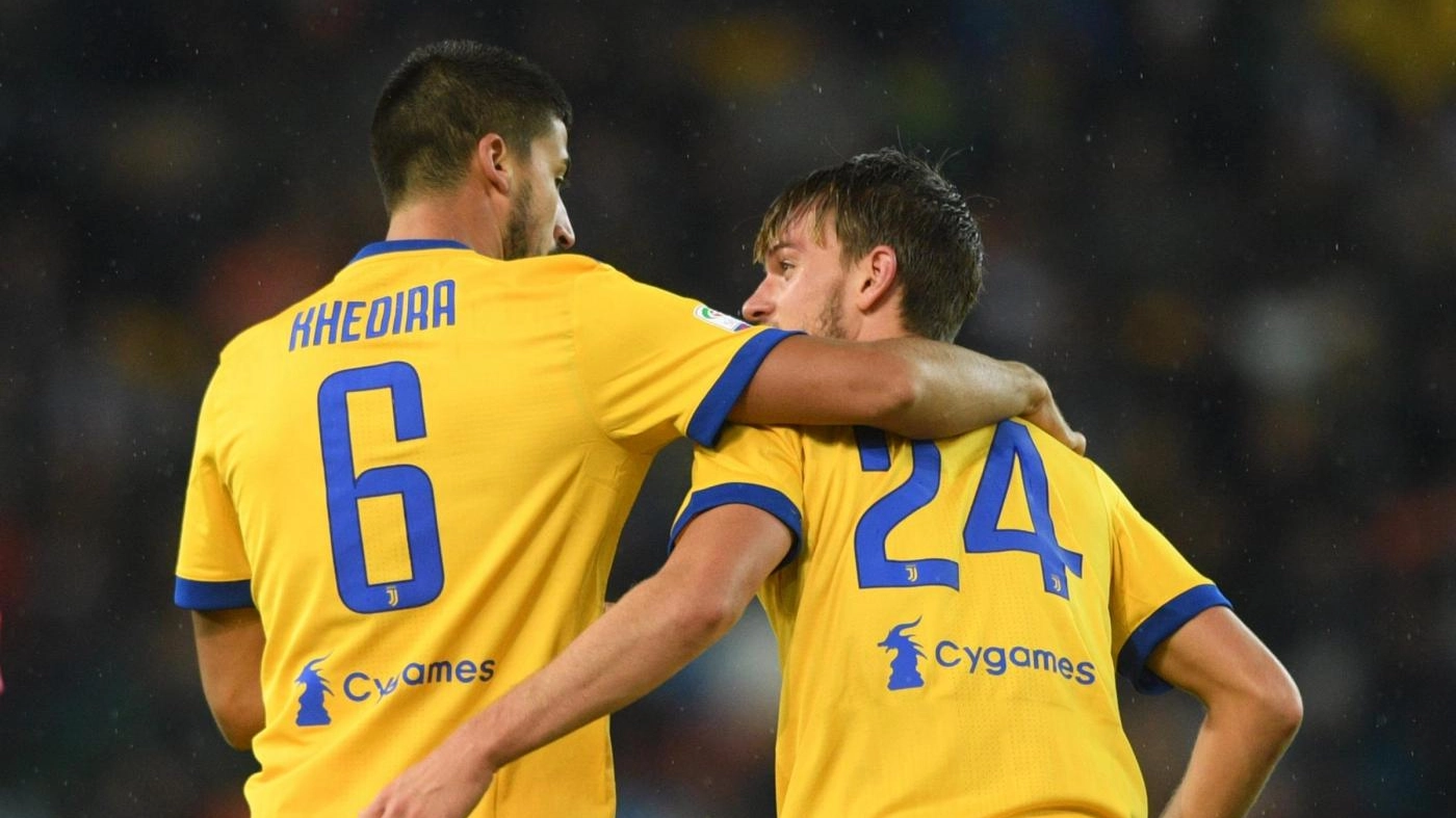Khedira e Rugani, grandi protagonisti della robante vittoria sull'Udinese 
