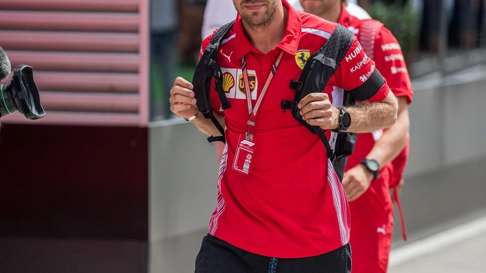 Sebastian Vettel in Ungheria (Ansa)