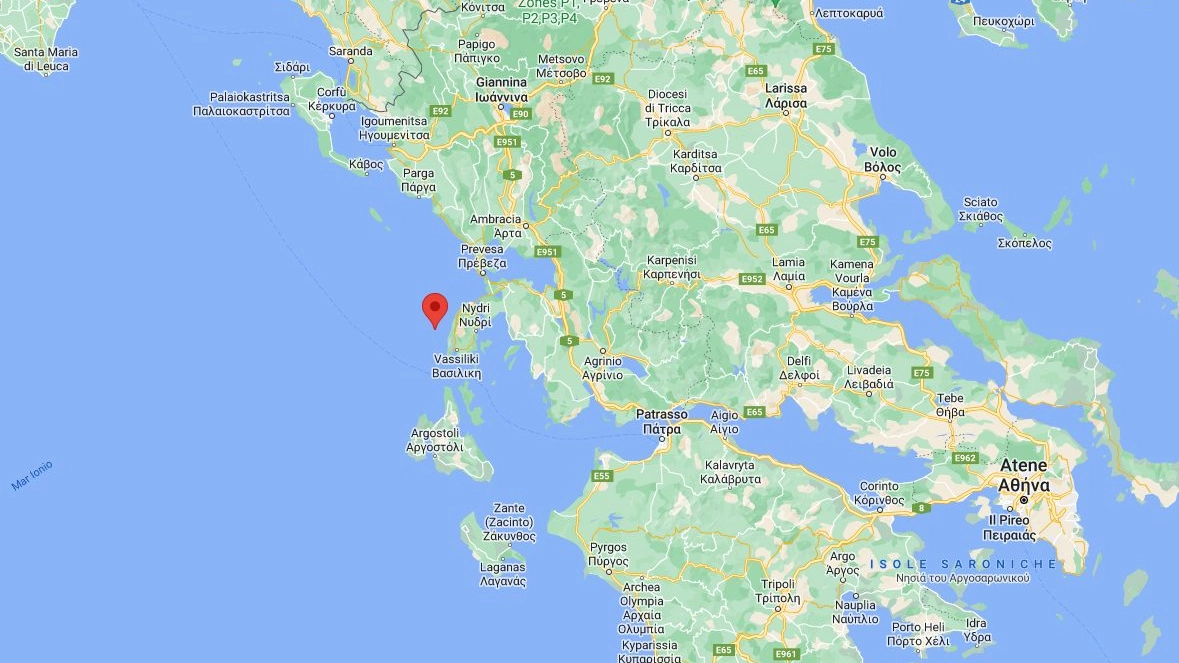 Terremoto nel mar Ionio