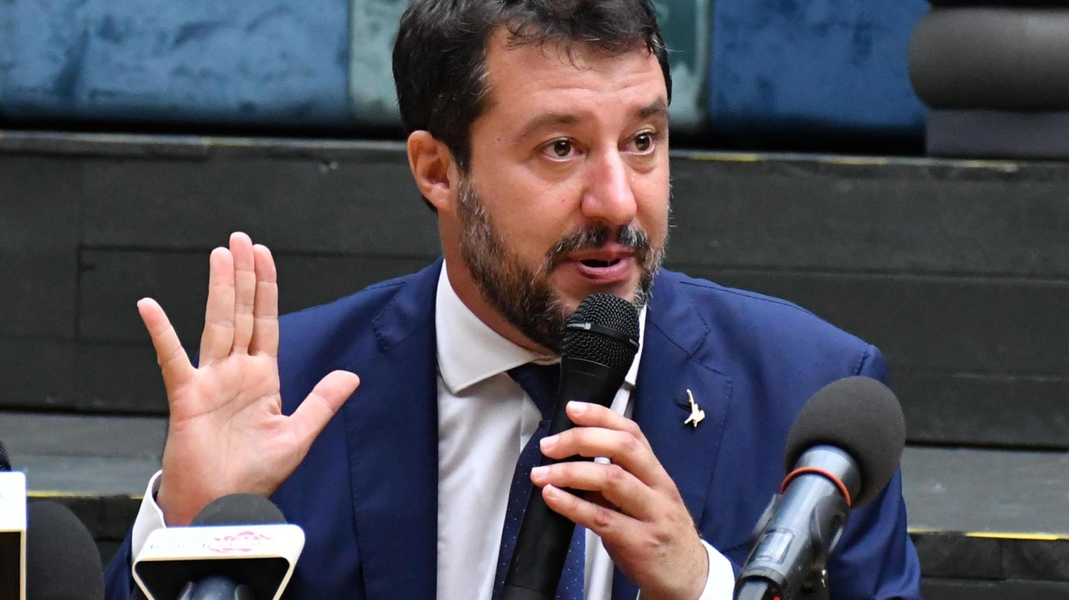 Matteo Salvini, 48 anni, è segretario della Lega dal 2013