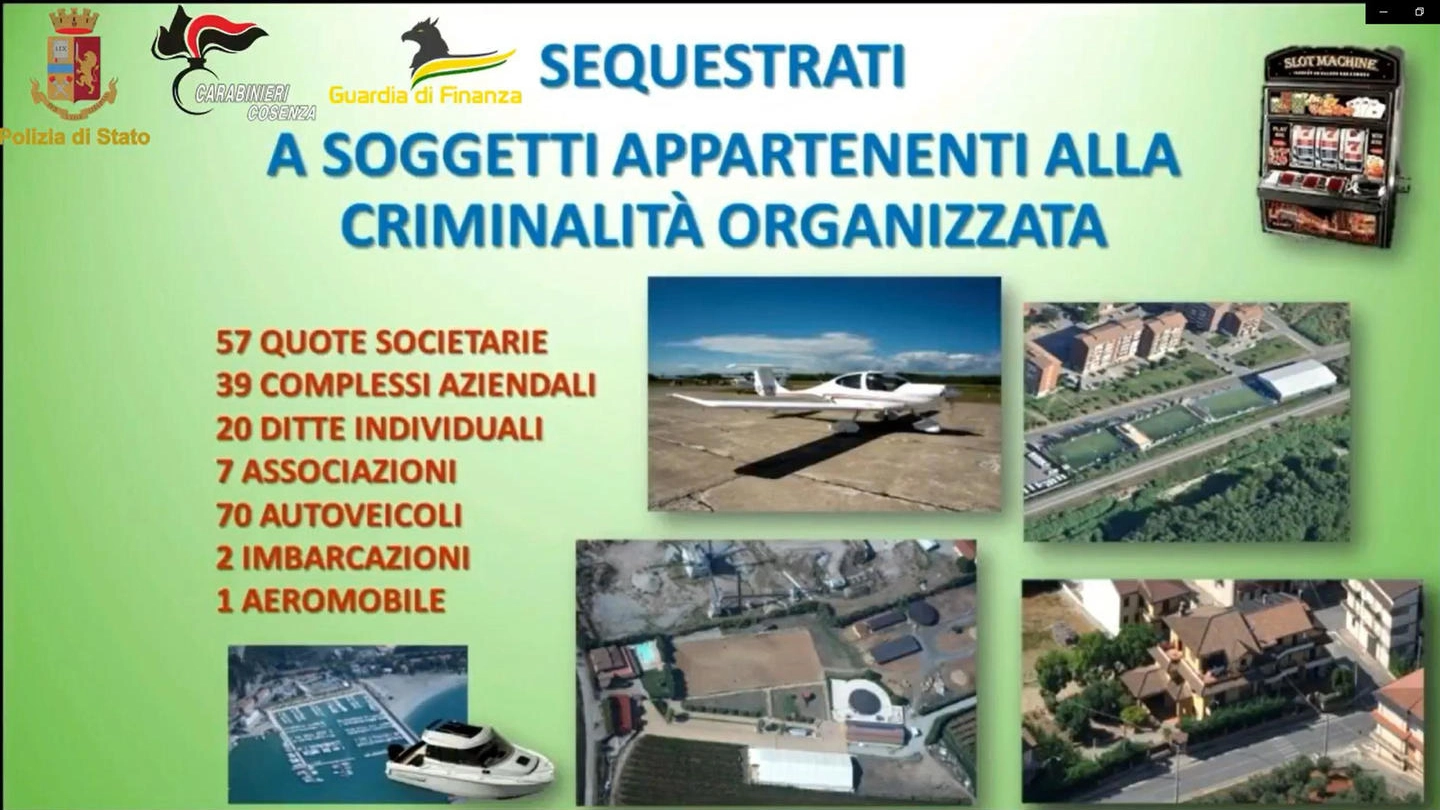 L'operazione contro la 'ndrangheta a Cosenza (Ansa)