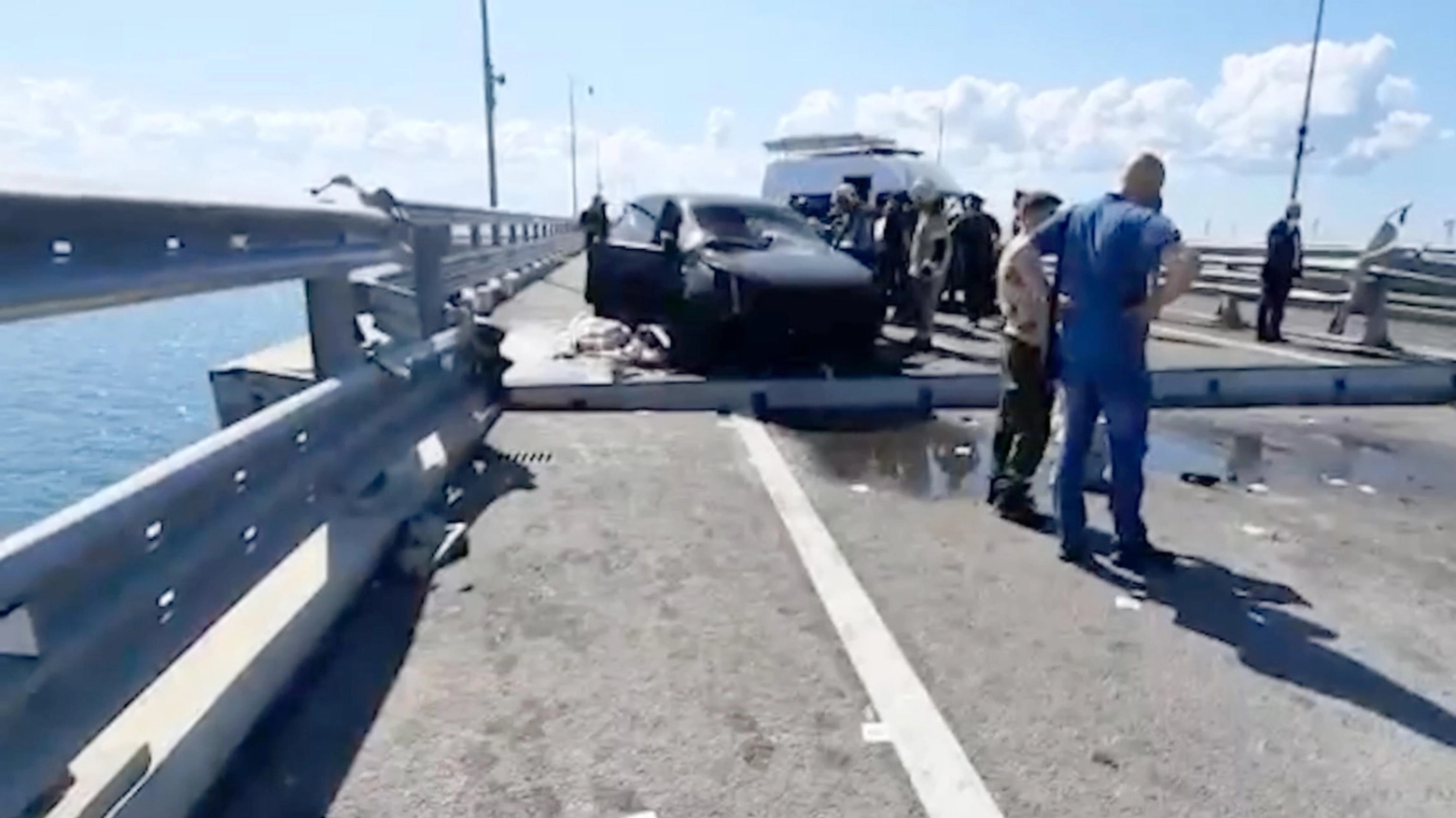 L'attacco al ponte in Crimea