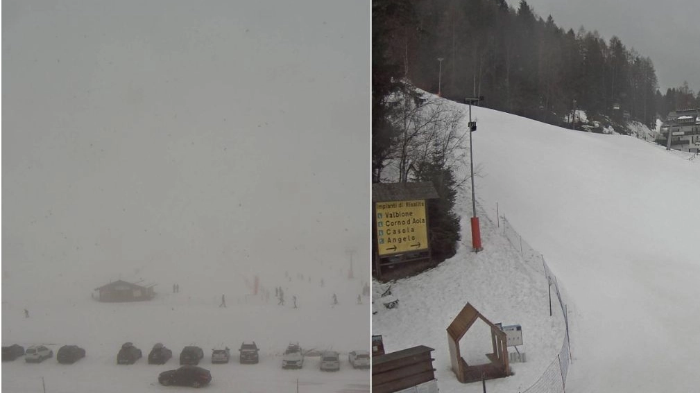 Meteo, torna la neve sulle Alpi. Webcam Val di sole