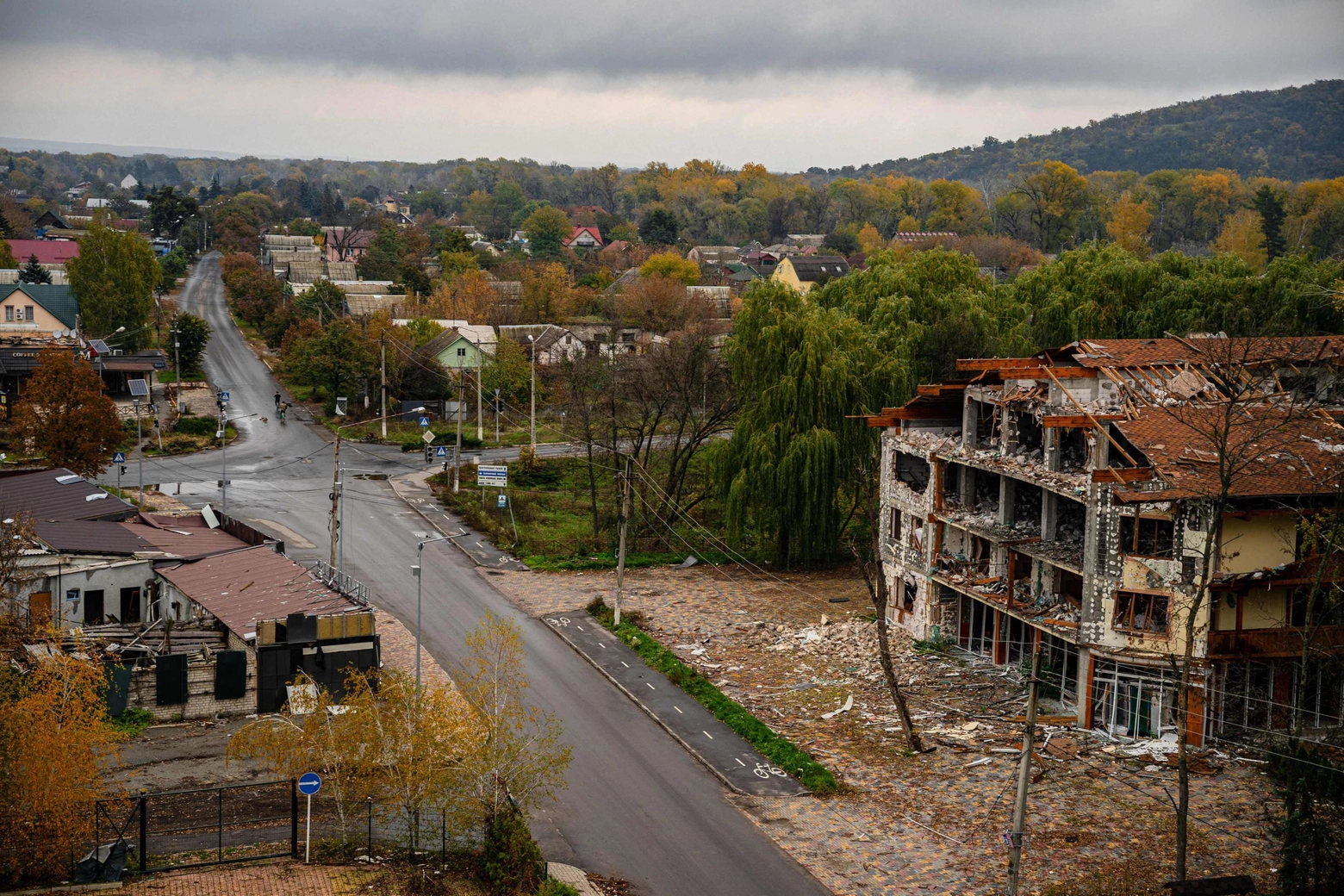 Sviatohirsk, Donetsk, 20 ottobre 2022 (Afp)