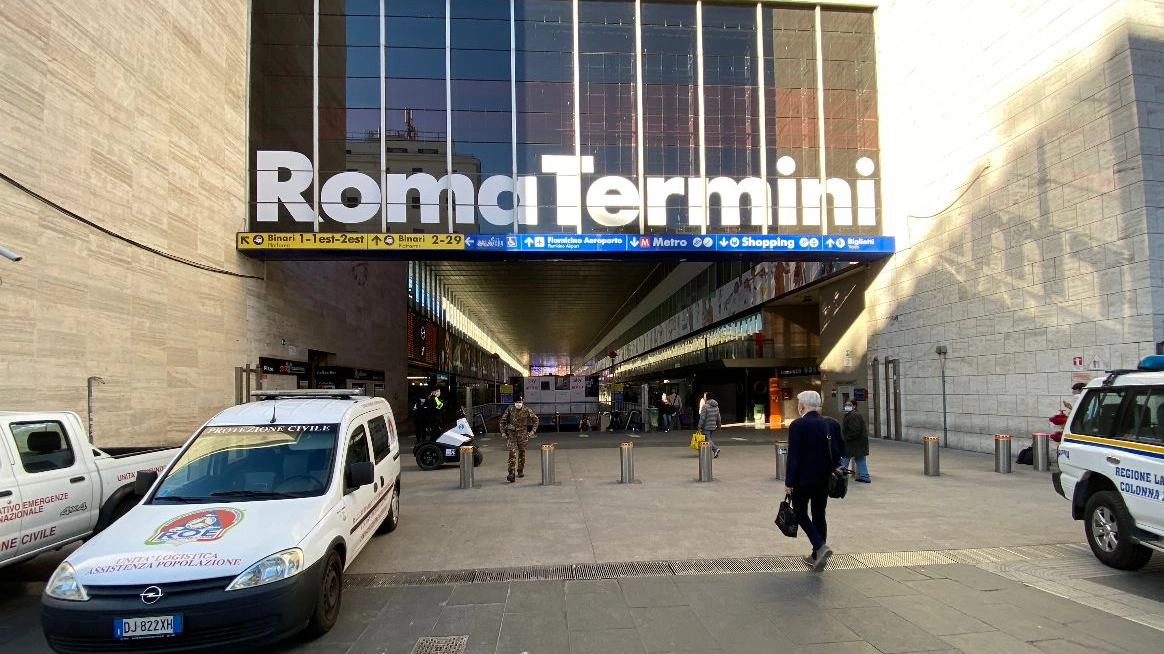 Roma, la stazione Termini (foto Imagoeconomica)