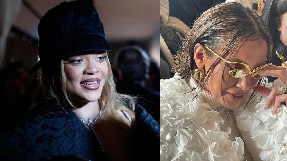 Rihanna ospite della sfilata Dior e Jennifer Lopez ospite di Schiaparelli